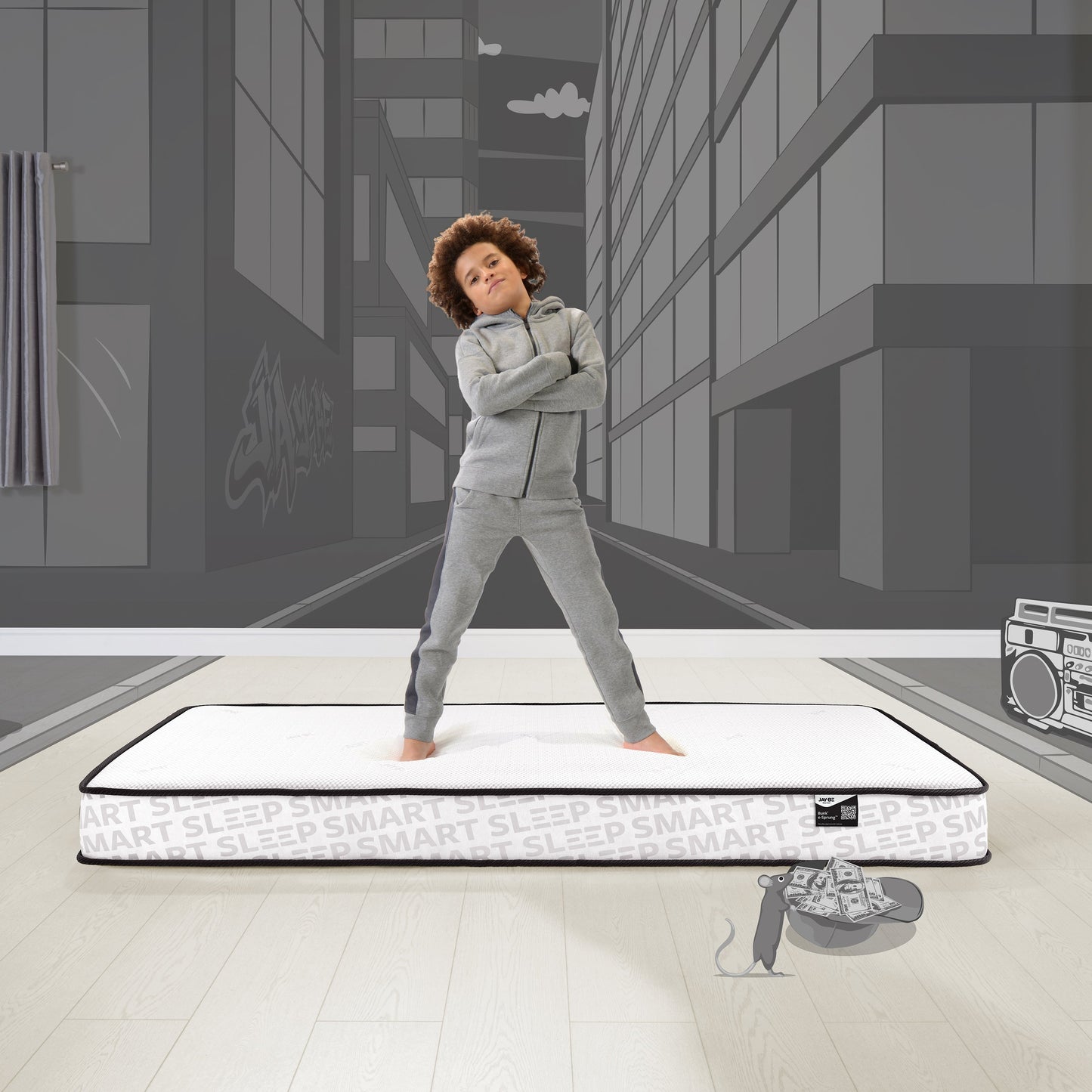 Jay-Be Bunk e-Sprung  Eco-Friendly Children’s Mattress