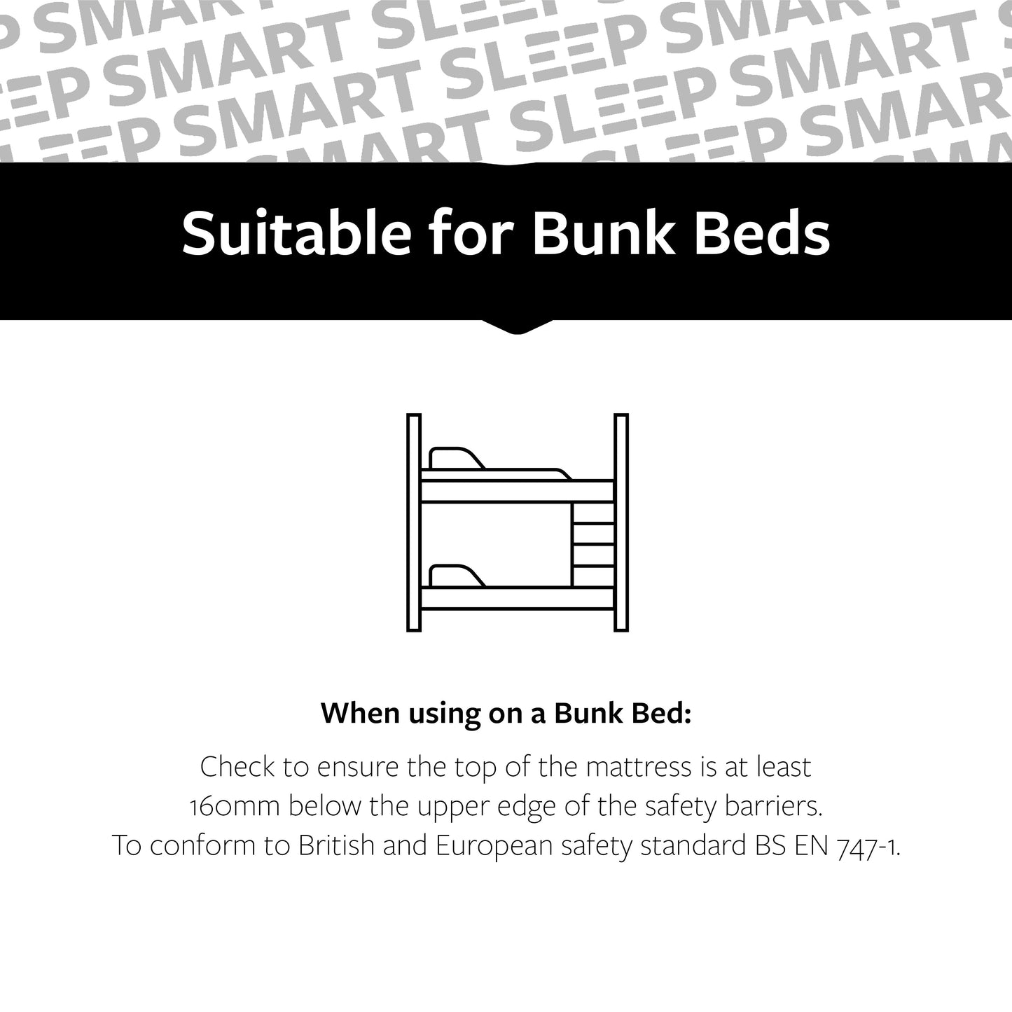 Jay-Be Bunk e-Sprung  Eco-Friendly Children’s Mattress