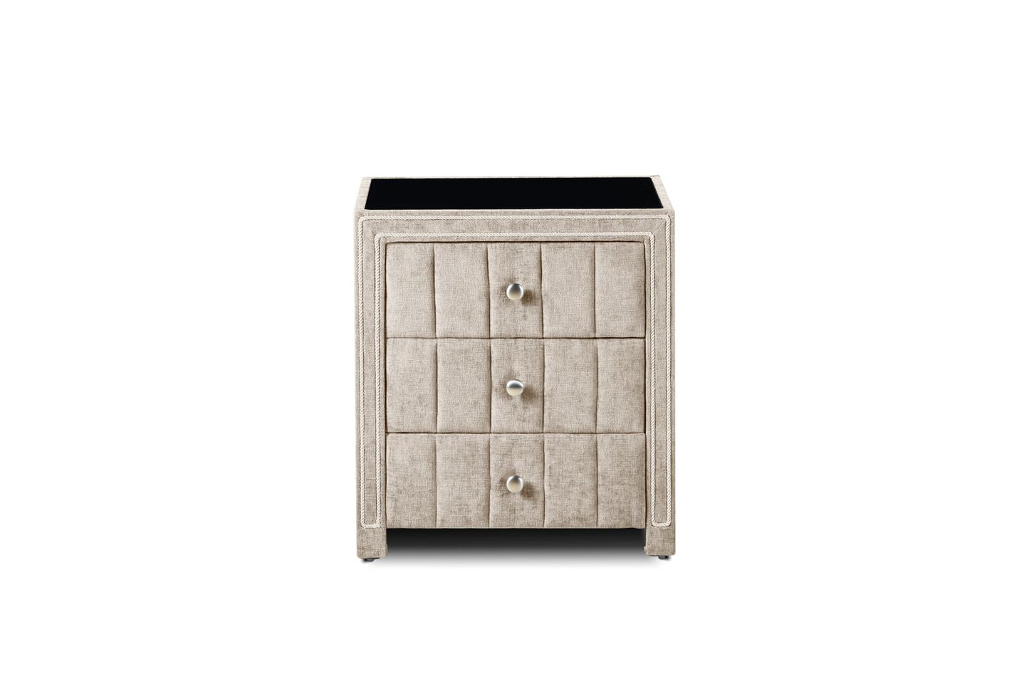 Amelia Bedside Locker Beige by Honey B