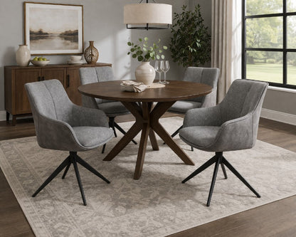 Anya Dining Chair Set Of 2 - Grey