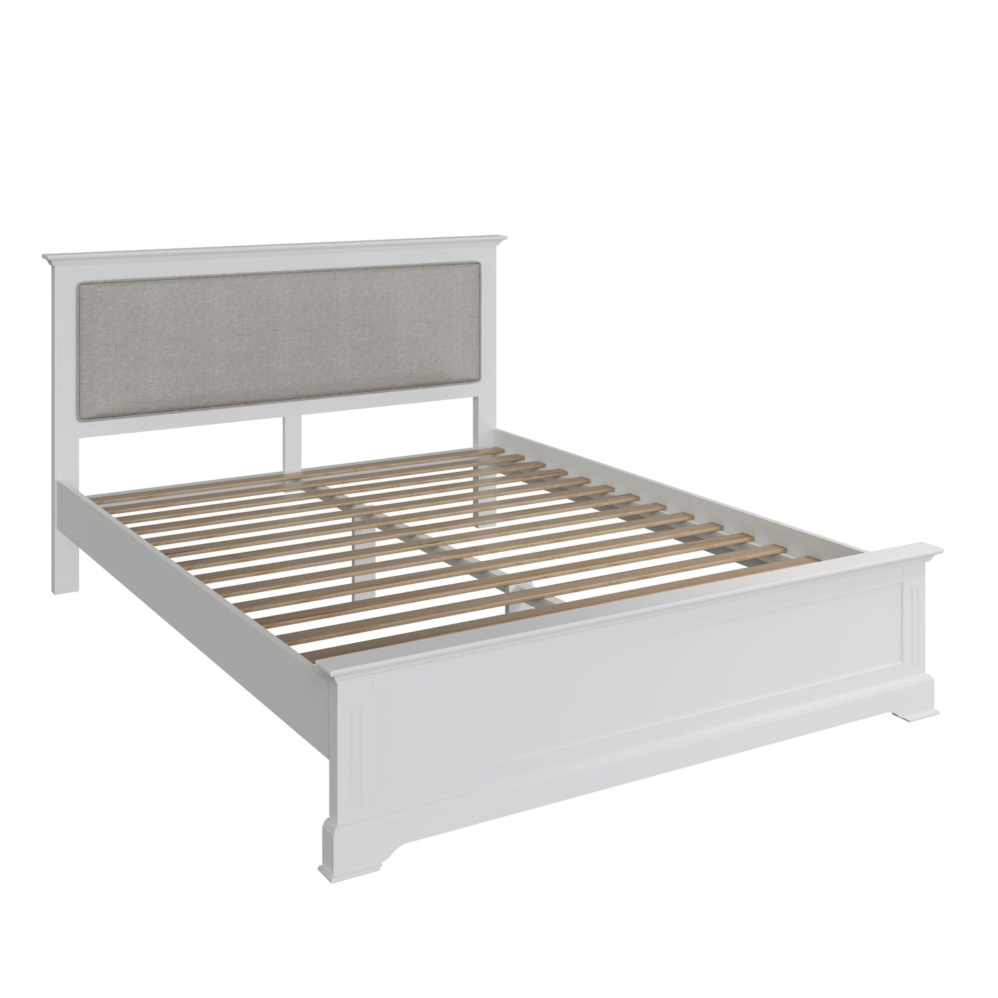 Bia White King Size Bed Frame