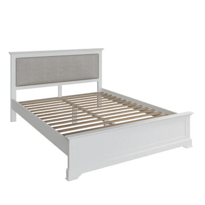 Bia White King Size Bed Frame