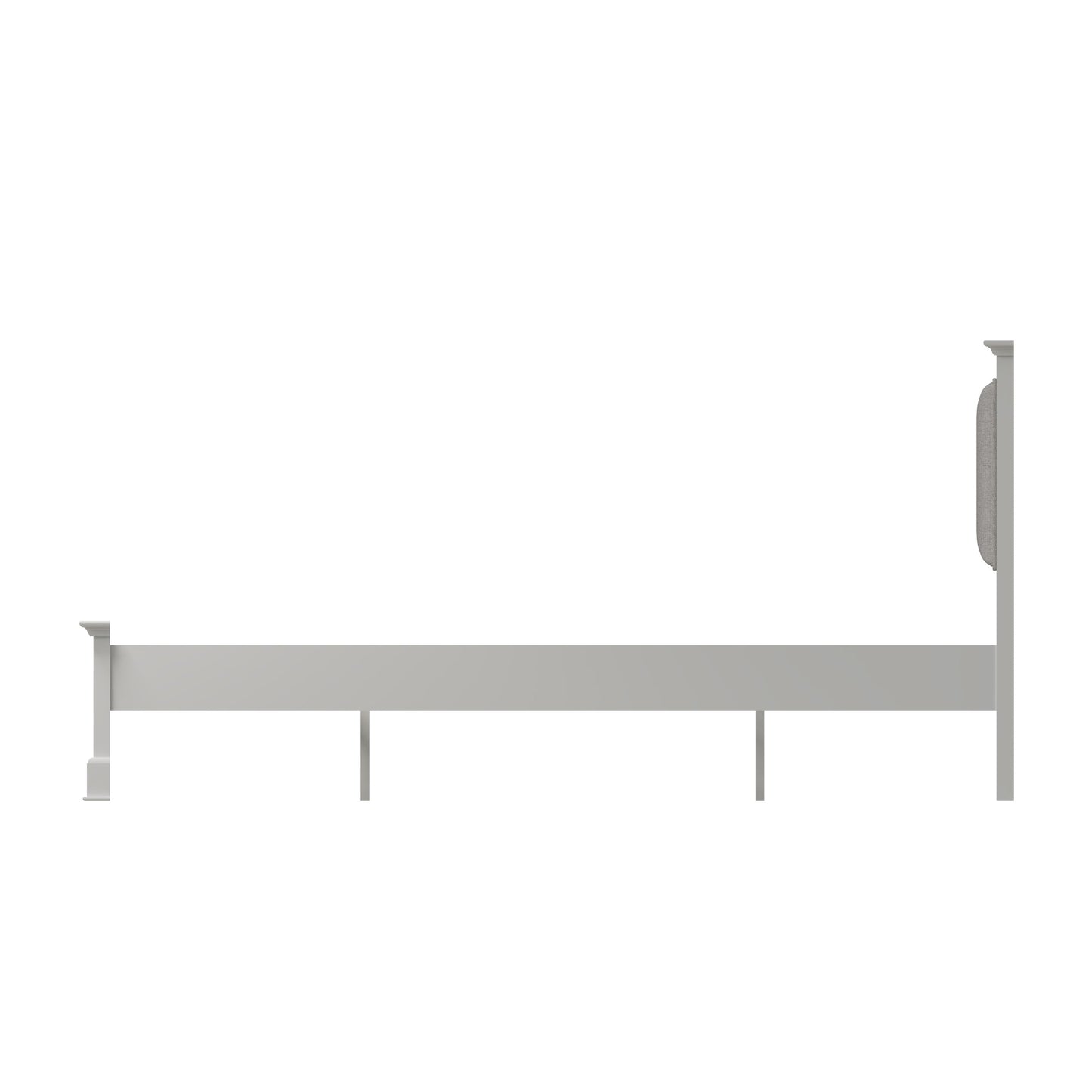 Bia White King Size Bed Frame