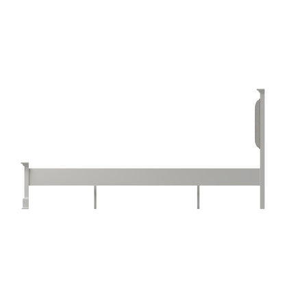 Bia White King Size Bed Frame