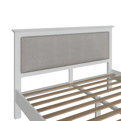 Bia White King Size Bed Frame