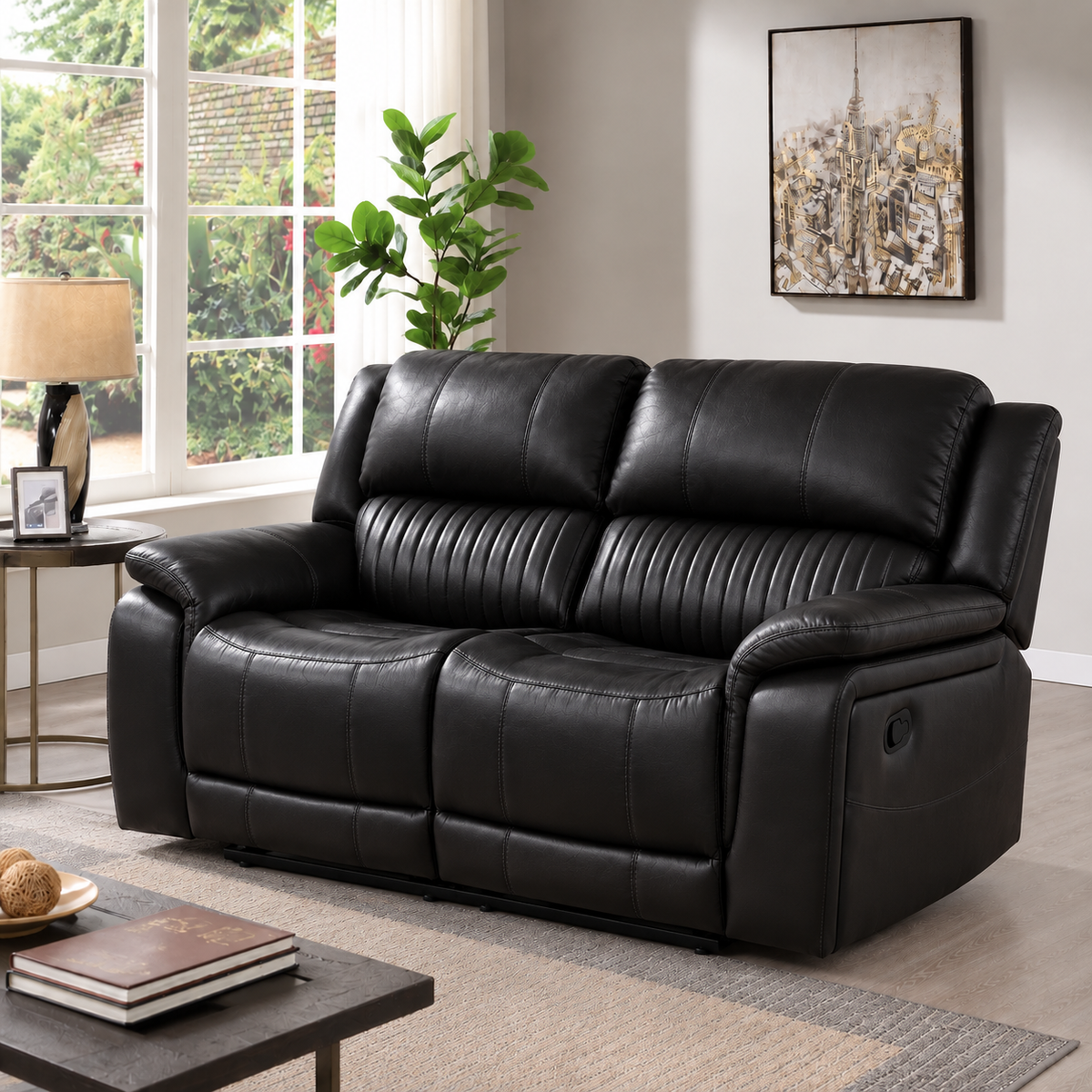 Westport 2 Seater Fabric Manual Recliner