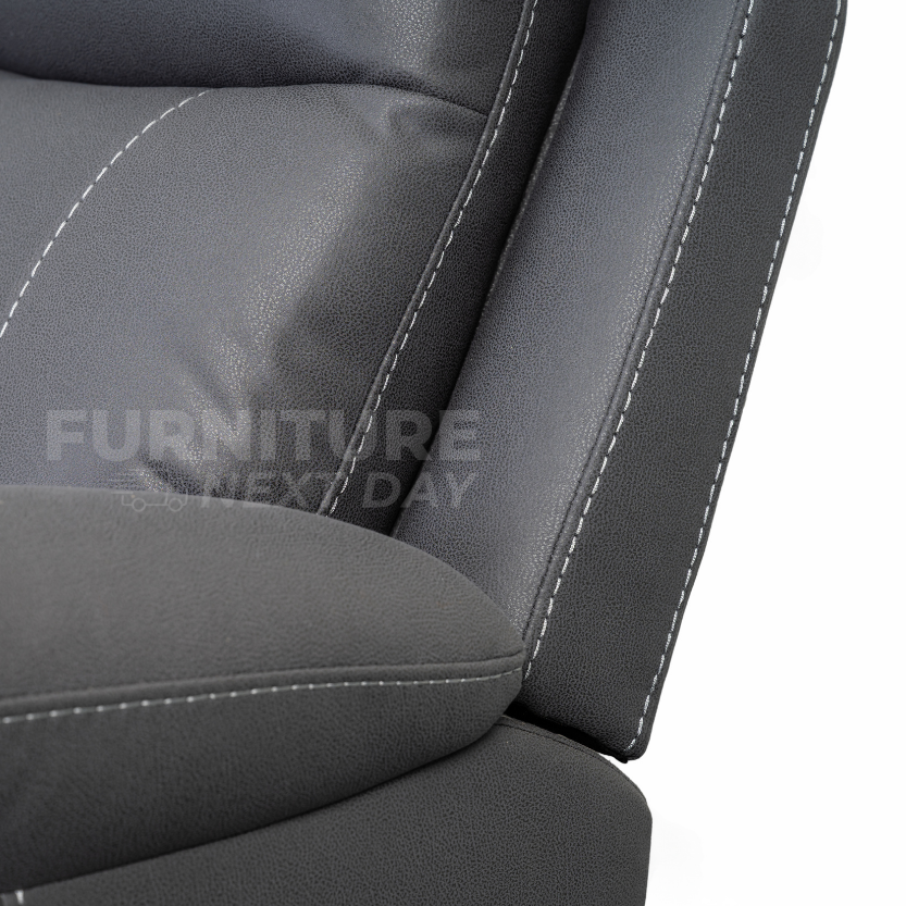 Barnhill 1 Seater Grey Fabric Suite