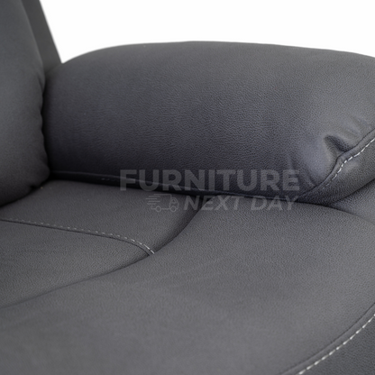 Barnhill 3 Seater Grey Fabric Suite