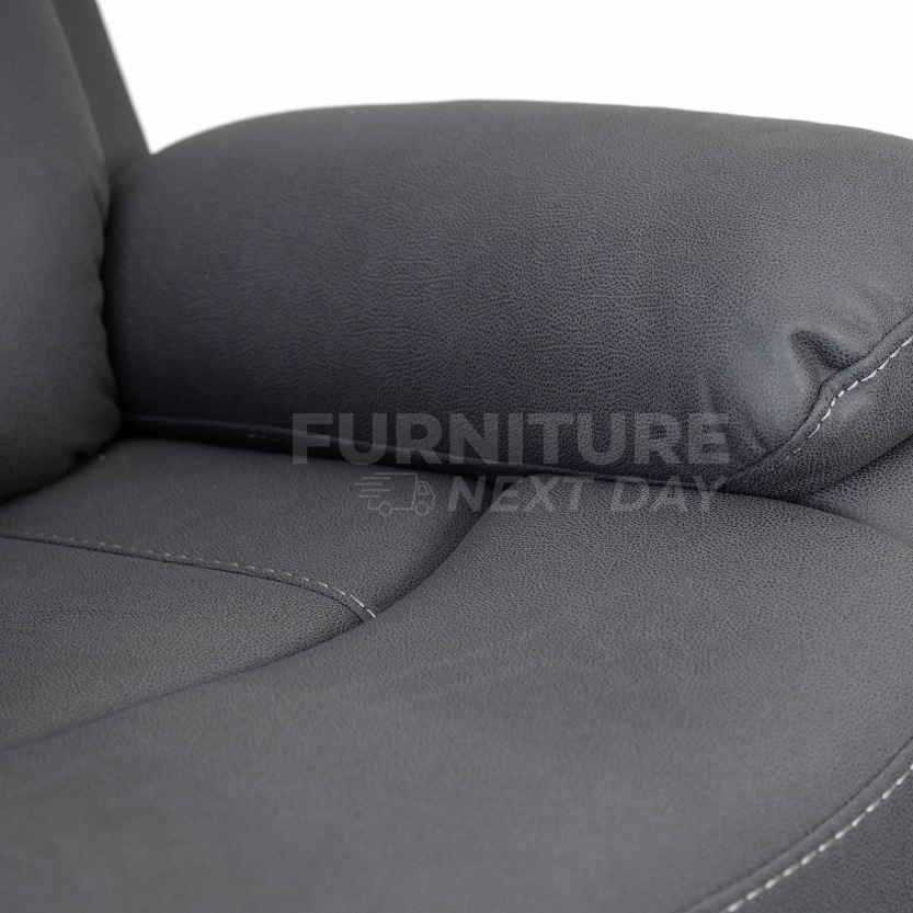 Barnhill 1 Seater Grey Fabric Suite
