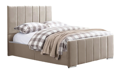 Brooke Super King Size Bedframe - Plush Mink