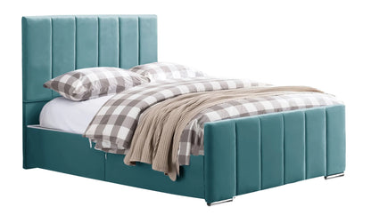 Brooke  Single Bedframe - Teal