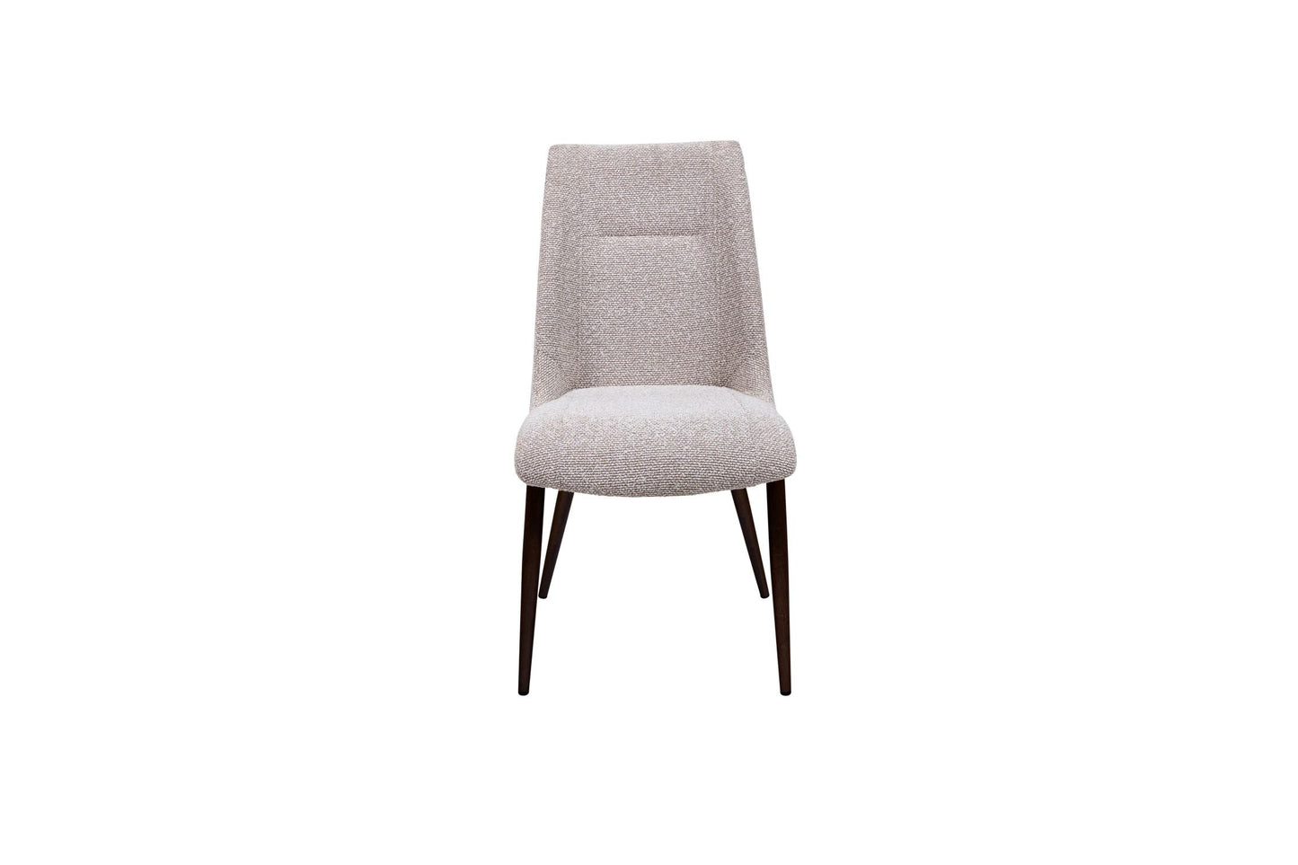Cramele Dining Chair Set of 2, Natural Yarn with Brown Leg
