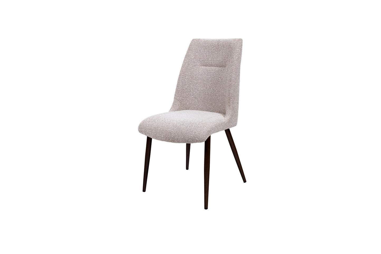 Cramele Dining Chair Set of 2, Natural Yarn with Brown Leg