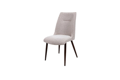 Cramele Dining Chair Set of 2, Natural Yarn with Brown Leg
