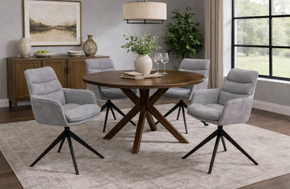 Carly Dining Chair Set Of 2 - Grey