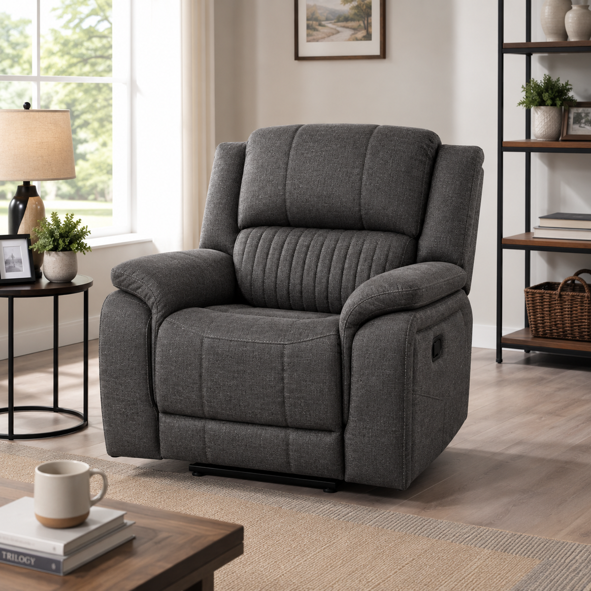Westport 1 Seater Fabric  Manual Recliner