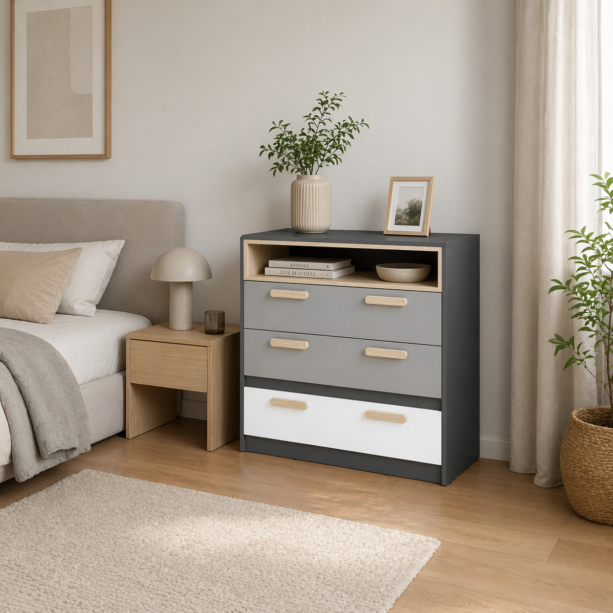Pok PO-08 Chest of Drawers 100cm