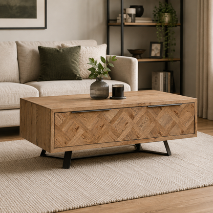 Iris Aged Grey Oak Coffee Table