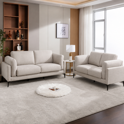 Newlands 3+2 Fabric Sofa - Grey