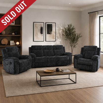 Lucy 3+1+1 Reclining Suite with Drop Down Table