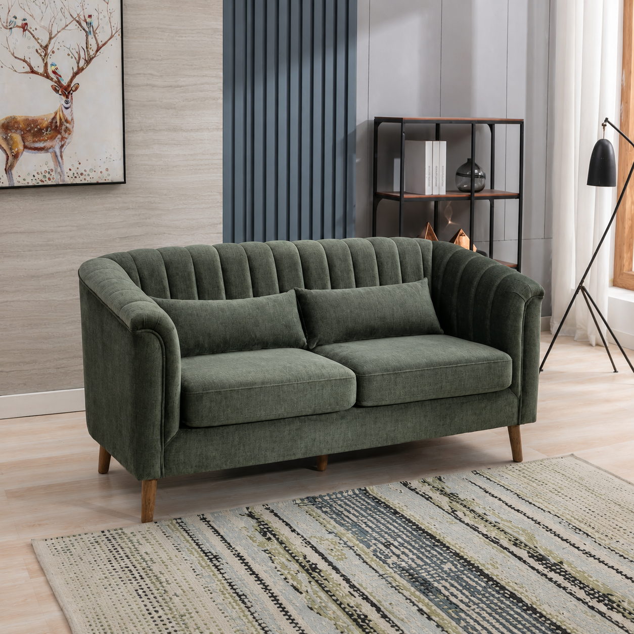 Genova 3 Seater - Winter Moss