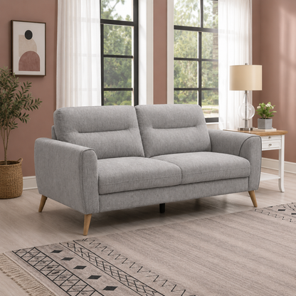 Budapest 3 Seater - Grey