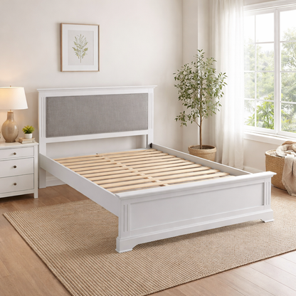 Bia Grey King Size Bed Frame