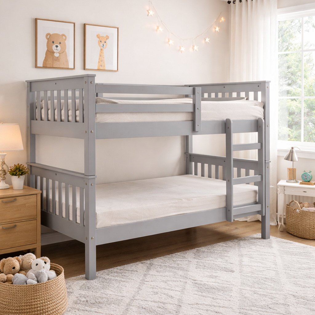Alfie Bunk Bed - Grey