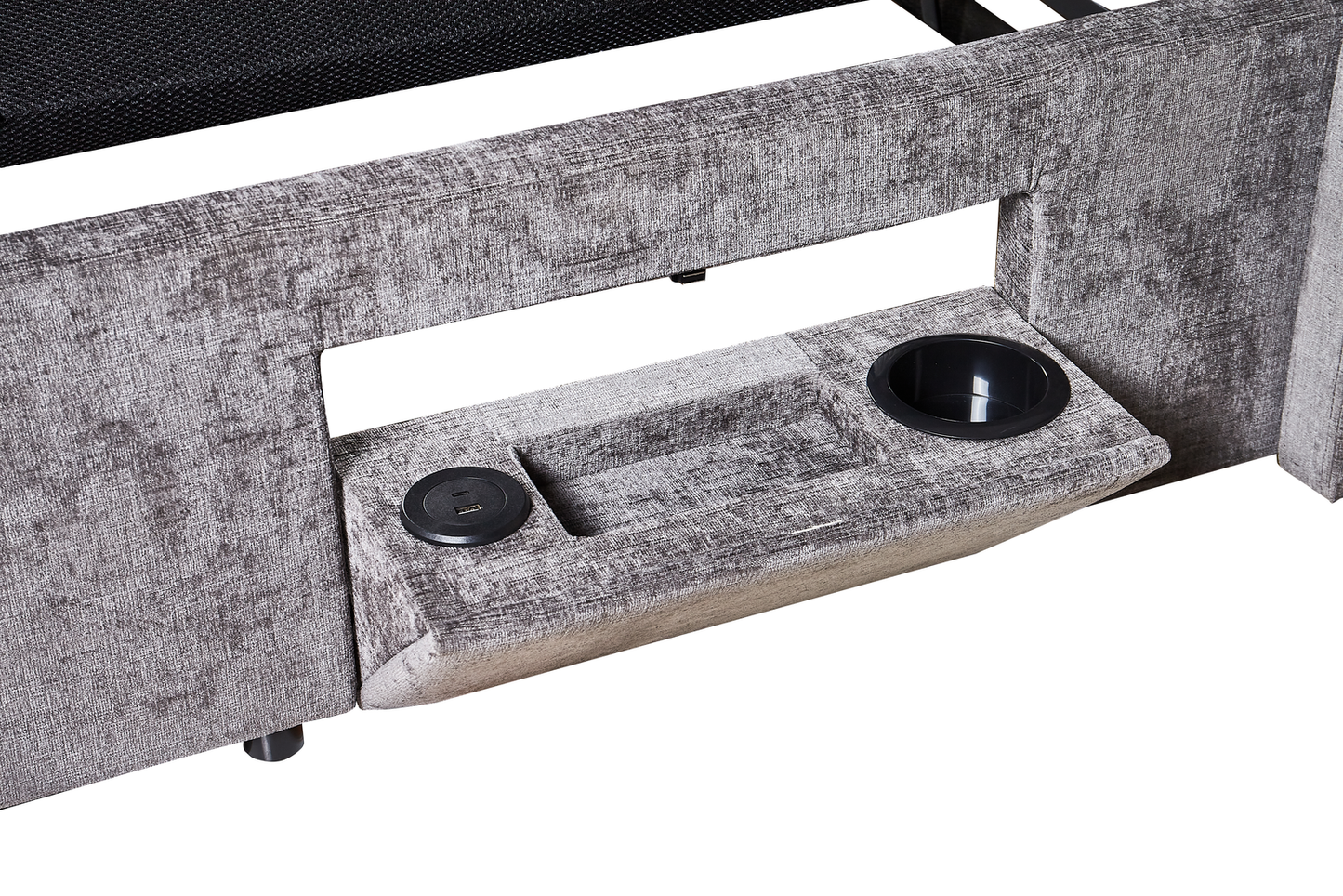Clara 4ft6 Double Storage Bed - Grey