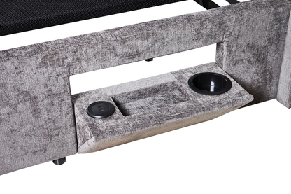 Clara 4ft6 Double Storage Bed - Grey