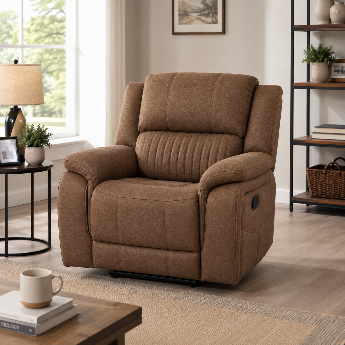 Westport 1 Seater Fabric  Manual Recliner