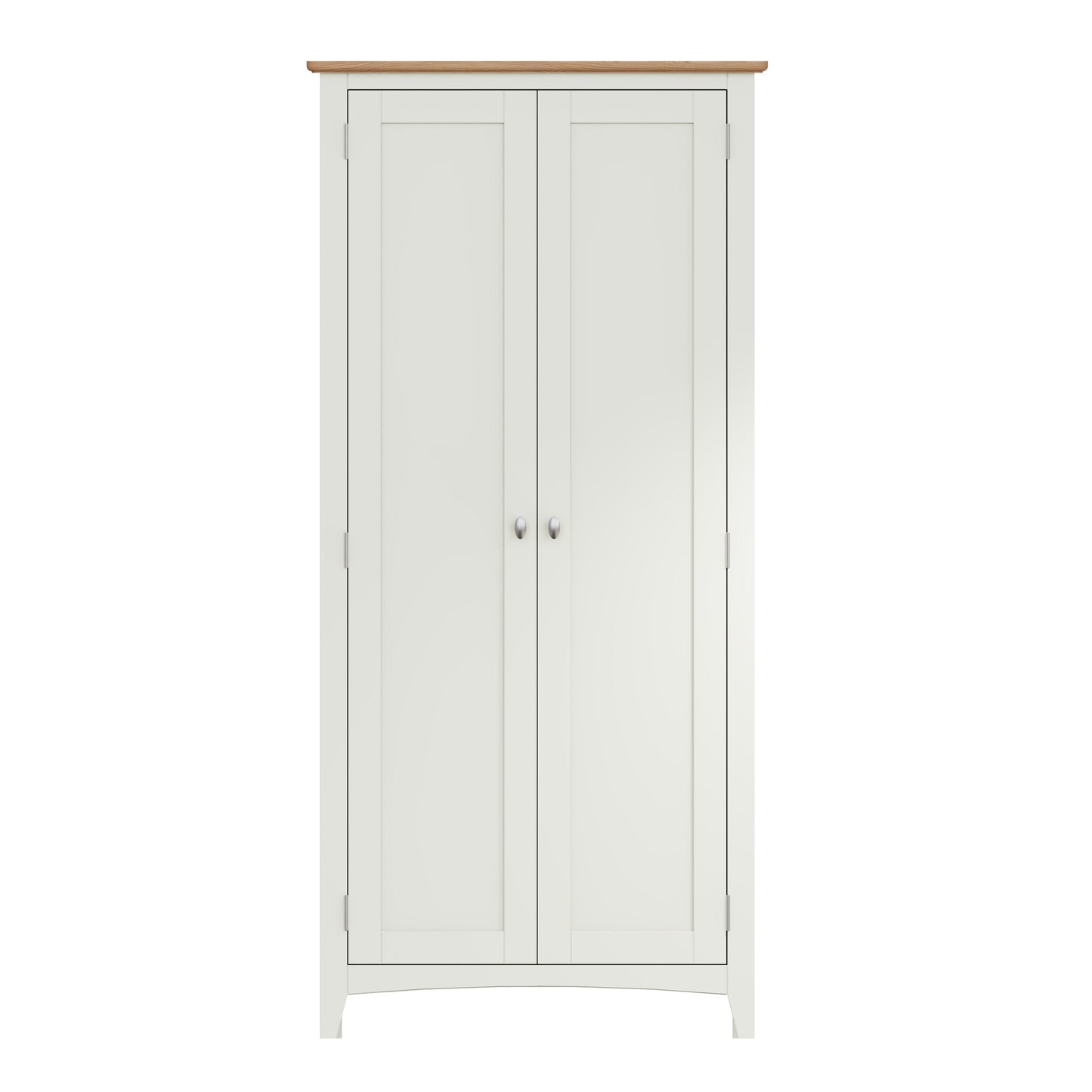 Geras White Full Hanging Wardrobe