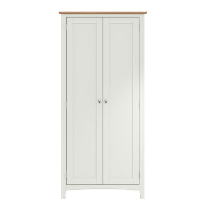 Geras White Full Hanging Wardrobe