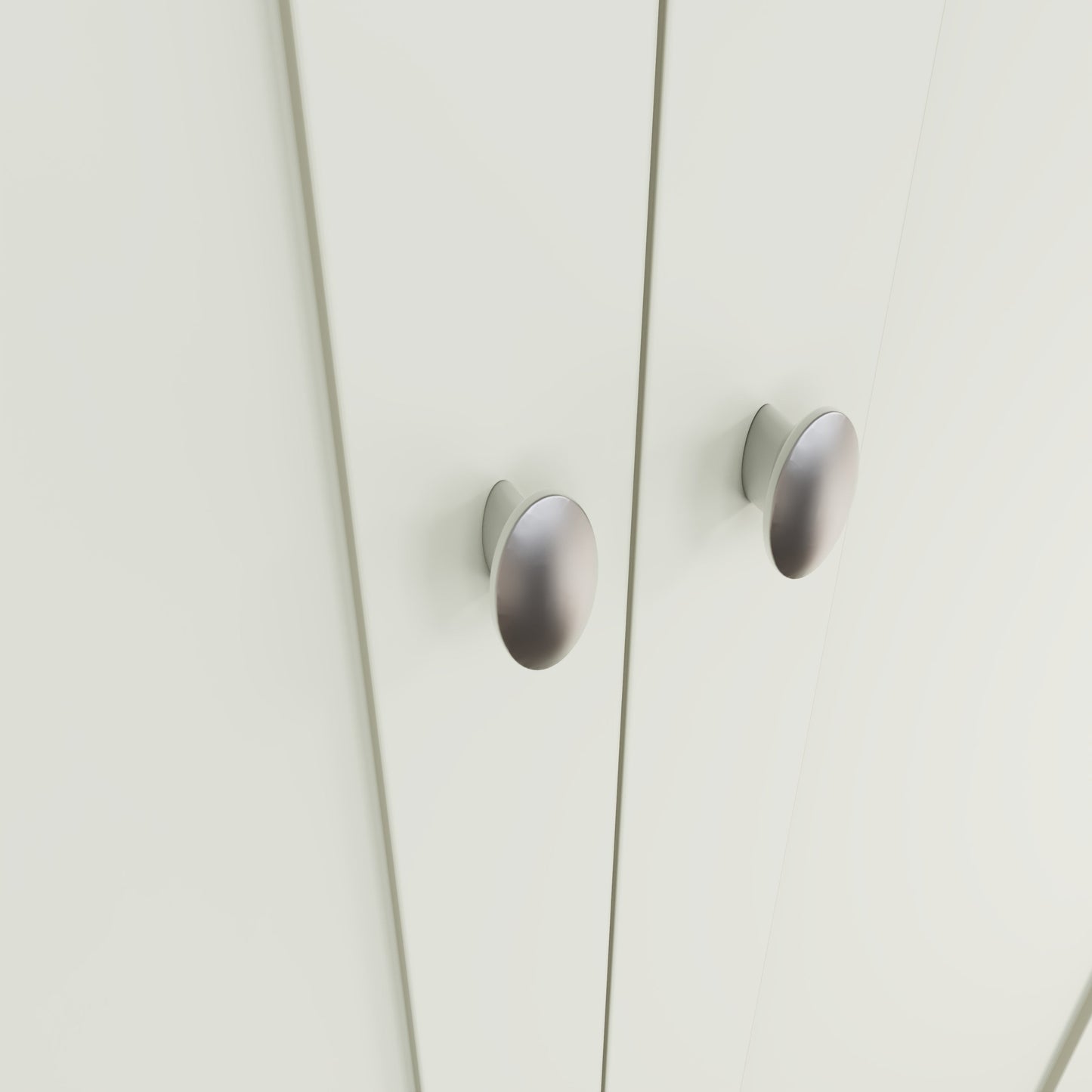 Geras White Full Hanging Wardrobe