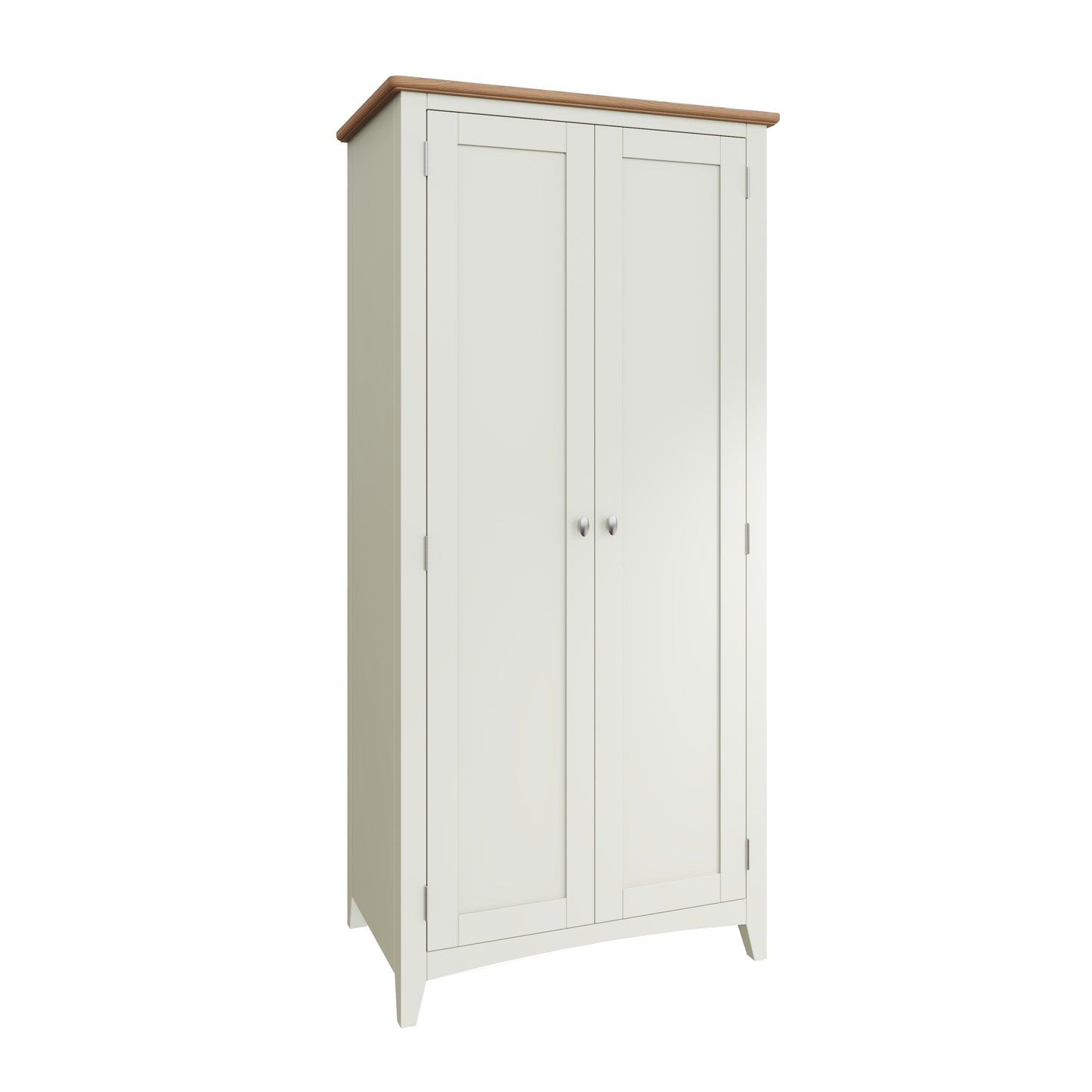 Geras White Full Hanging Wardrobe