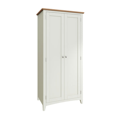 Geras White Full Hanging Wardrobe