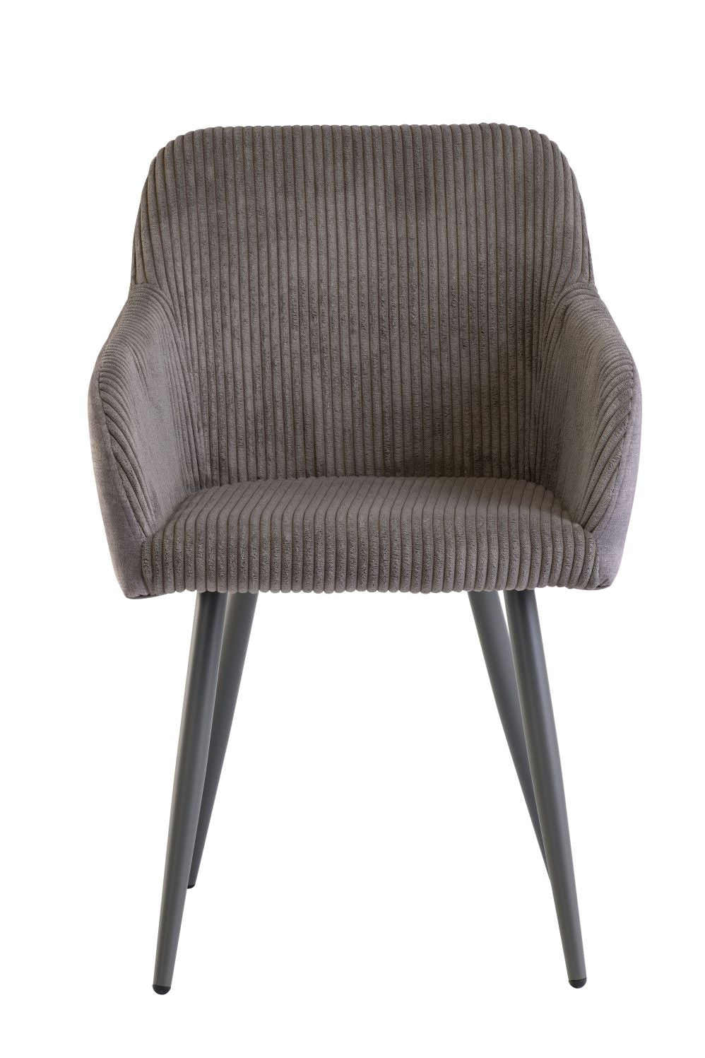 Gasper Dining Chair Set of 2, Grey & Chrome Cantilever Base