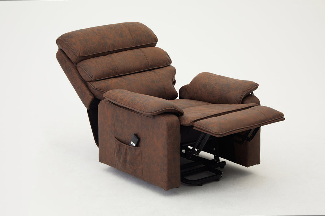 Meadow Electric Lift and Tilt Recliner - Brown