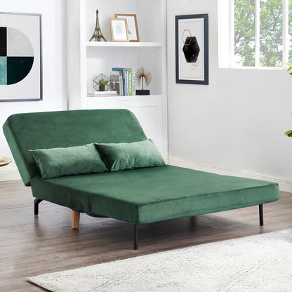 Lawson Double Futon Sofa Bed - Green Velvet