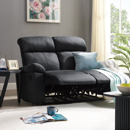 Isla 2 Seater Recliner - Dark Grey