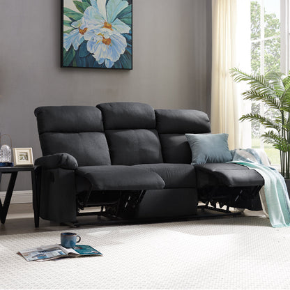 Isla 3 Seater Recliner - Dark Grey