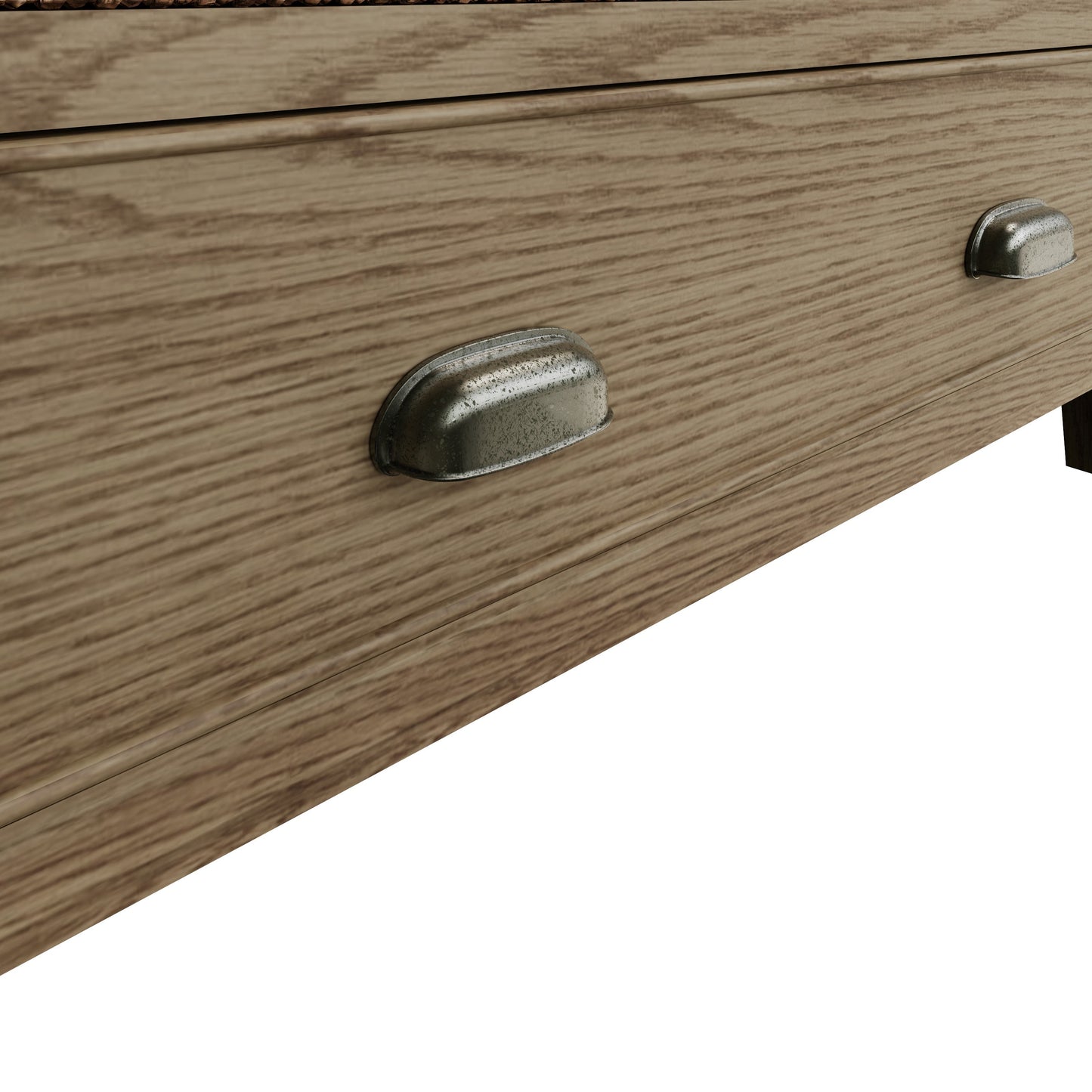 Helios Smoked Oak Large Bookcase