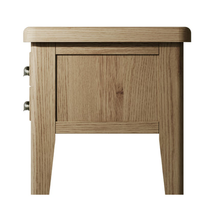 Helios Smoked Oak Lamp Table