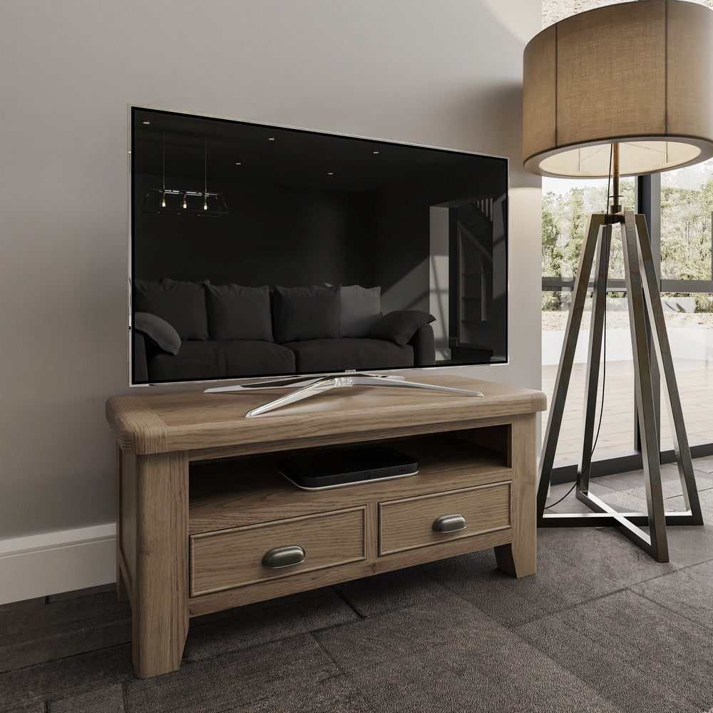 Helios Smoked Oak TV Unit