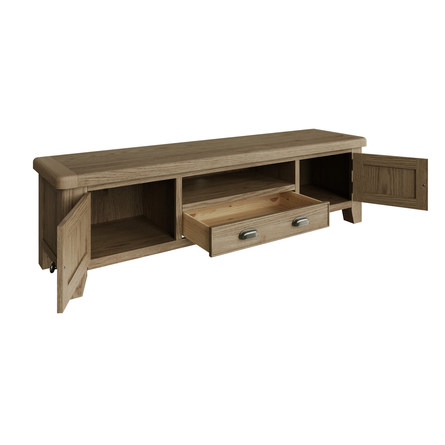 Helios Smoked Oak Extra Large TV Unit