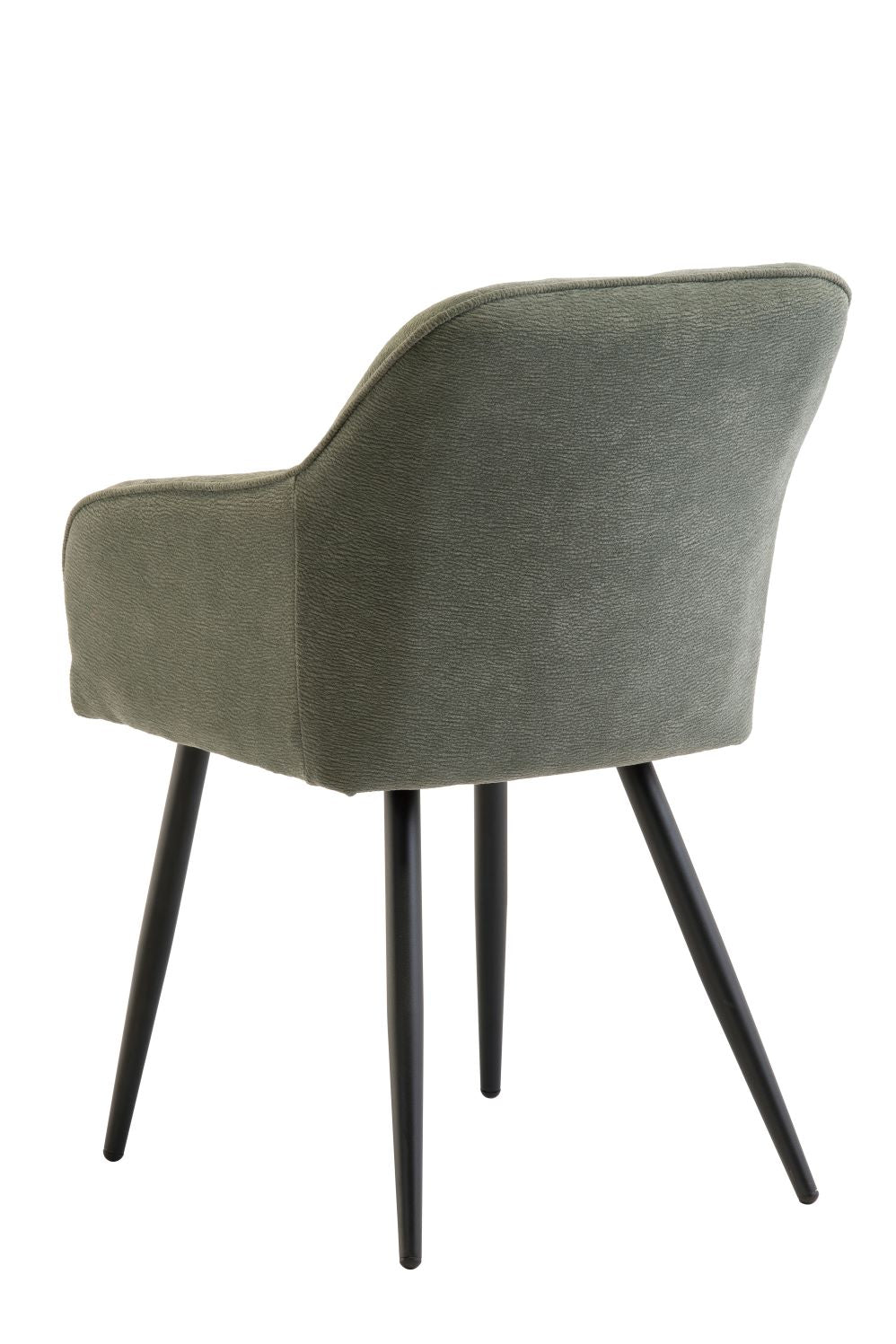 Horst Sauer Dining Chair Set of 2  Green with Black Leg