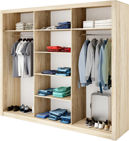 Venus 2.5m Sliderobe - Oak