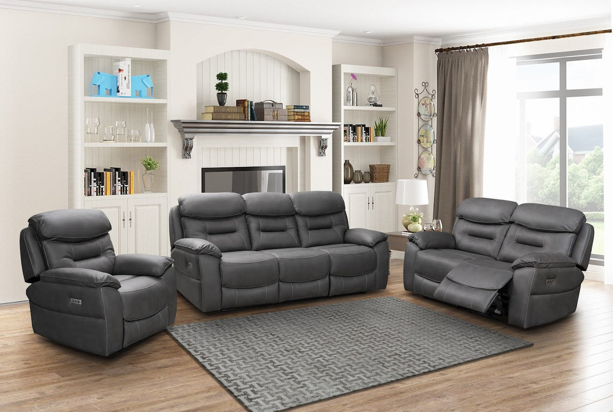 Palma Chair - Power Recliner - Grey