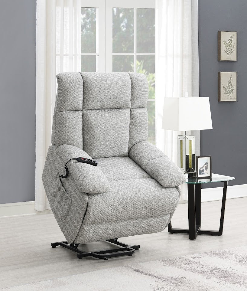 Pristina Lift & Rise Massage Chair - Light Grey