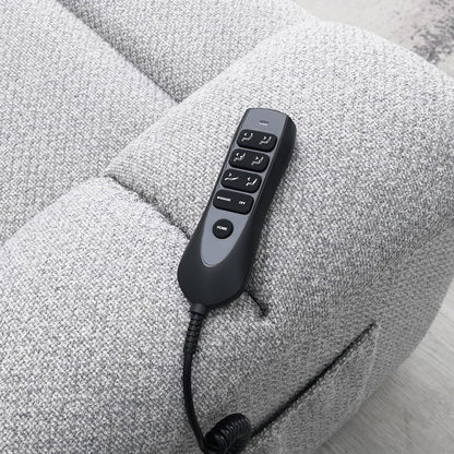 Pristina Lift & Rise Massage Chair - Light Grey